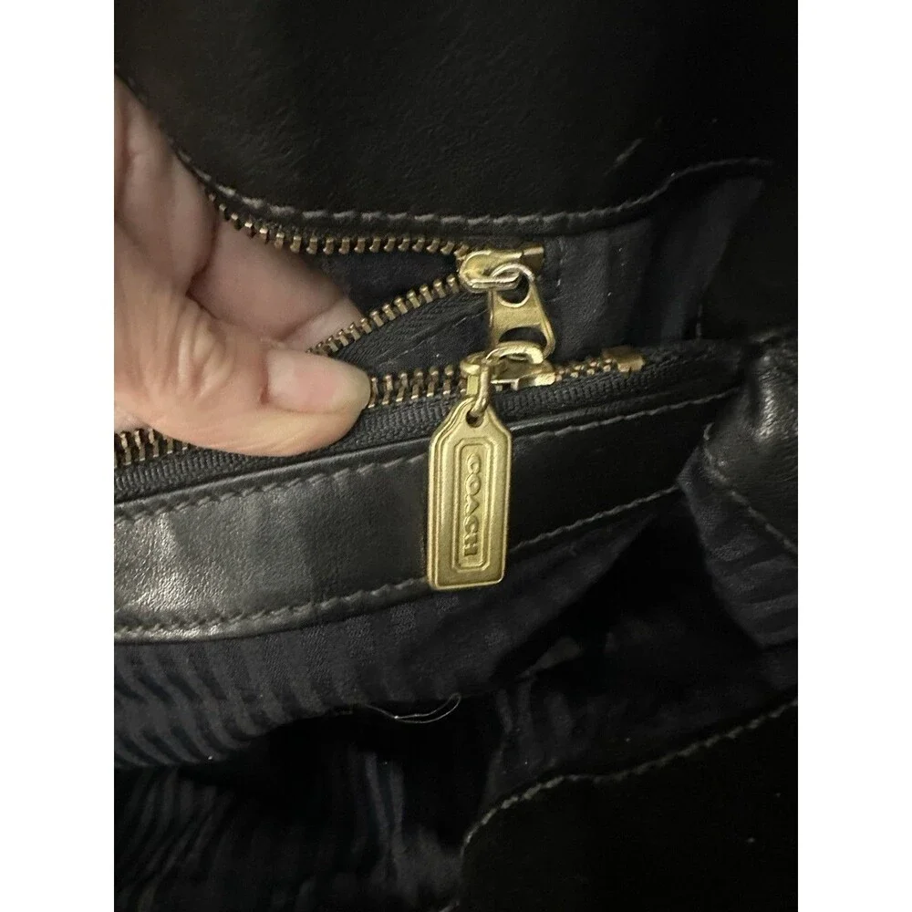 RARE Coach Vintage Italy XL Hobo Bucket Bag Matte Leather Tote Shoulder Bag 3188
